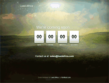Tablet Screenshot of luedafrica.com
